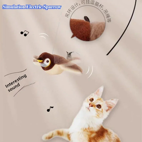 Flying Bird Fun for Cats