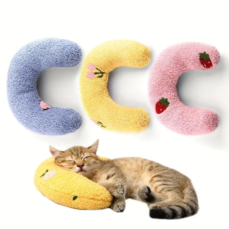 Kitty fluffy pillow resting Fluffy Cat Cuddler Pillow 2026 New pillow