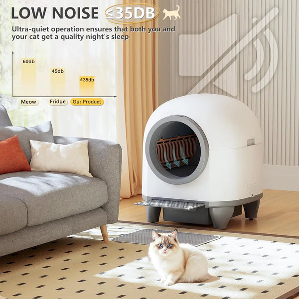 Smart Self-Cleaning Cat Litter Box