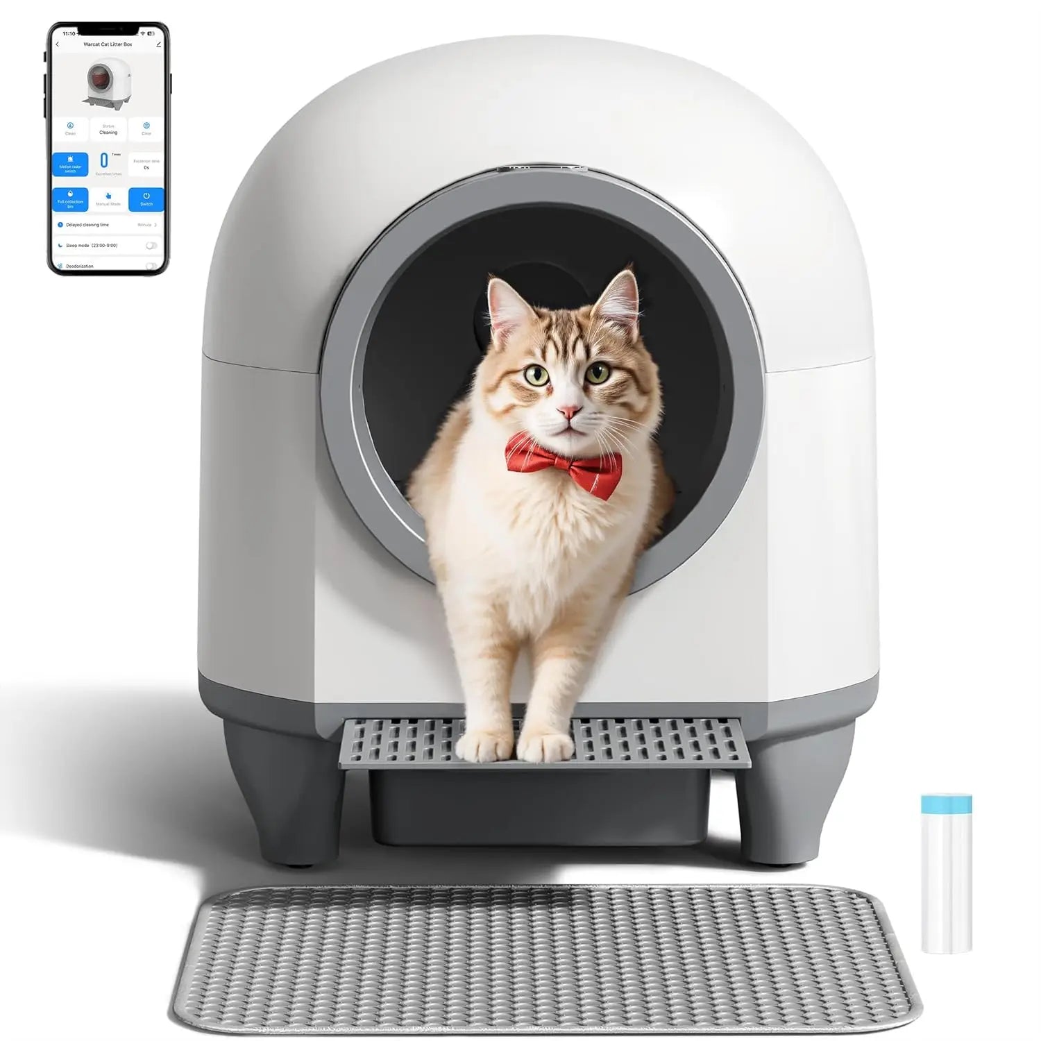 Smart Self-Cleaning Cat Litter Box, Autoatic litter box